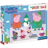 Clementoni Peppa Pig Maxipuzzel - 104 stukjes, superkleuren
