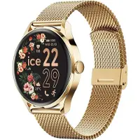 Ice Watch Smartwatch 2.0 Milanese Band Round 1.2'' Amoled Gold