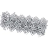 vidaXL Kettinglinkheining 10 x 0,4 m Gegalvaniseerd staal Zilver