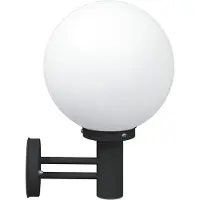 vidaXL Buitenwandlamp Zwart 28 x 25 x 38 cm RVS en plastic