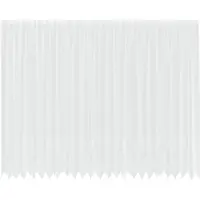 vidaXL Lacegordijn met gordijnen Bloemen Wit 300 x 600 cm Polyester