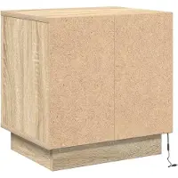 vidaXL Nachtkastje 2 st Sonoma Eik 44 x 34,5 x 45 cm Bewerkt hout