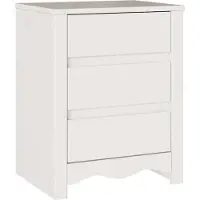 vidaXL Salontafel Drammen Wit 45 x 35 x 56 cm Massief grenenhout