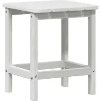 vidaXL Bijzettafel Wit 38 x 38 x 46 cm Polyetheen