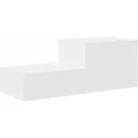 vidaXL Opbergkast 2 st Wit 108 x 41 x 40 cm Bewerkt hout