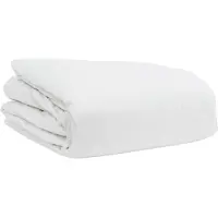vidaXL Deken Set met kussen 3 pcs Wit Donsveer