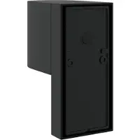 vidaXL Buitenwandlamp 2 st Zwart 12 x 7 x 15 cm Roestvrij staal