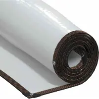 vidaXL Plantenafdekking met zeilringen 2x10 m polyethyleen