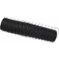 vidaXL Lasdraad omheining, 0,8 x 25 meter, PVC, grijs