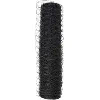 vidaXL Hexagon Hek Grijs 0,8 x 10 m PVC