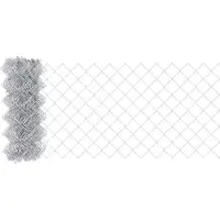 vidaXL gaashek met grondbevestiging 10 x 0,4 m Gegalvaniseerd staal