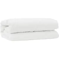 vidaXL Deken Set met kussen 2 pcs Wit Microvezel