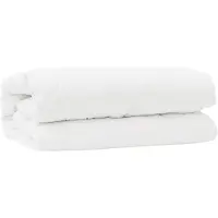 vidaXL Deken Set met kussen 2 pcs Wit Microvezel
