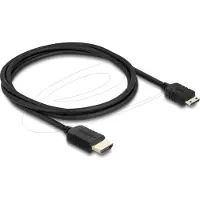 DeLOCK Coaxial High Speed HDMI cable HDMI male to Mini HDMI male 8K 60 Hz 1 m