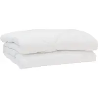 vidaXL Dekbed met kussen 3 st Wit Microvezel