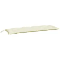 vidaXL Tuinbankkussen 150x50x7 cm oxford stof crèmekleurig