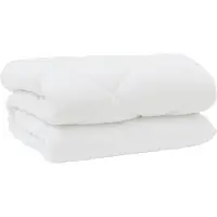 vidaXL Winter Duvet met kussen 3 st Wit Microvezel