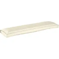 vidaXL Kussen Crème 150 x 40 x 8 cm Oxford Stof