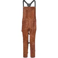 Vevor Lasschort met split, 610x1321mm, werkschort van rundleer, hittebestendig veiligheidsschort met 3 zakken voor hout, tuin, smeden, XL