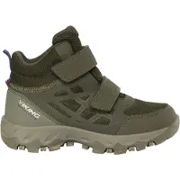 Viking - Kid's Track Mid WP 2V - Wandelschoenen 34, olijfgroen