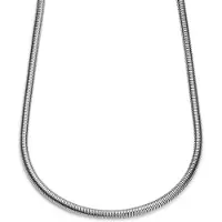 Lucleon Essentials | 6 mm Zilverkleurige Ketting met Slangenschakels