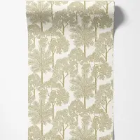 Dutch Wallcoverings - Arcadia- Palm Forest beige - A71301