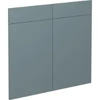Vicco R-Line Keukenfront – 79.2 x 70.8 cm meubelfront voor de onderkast met lades Blauw-grijs