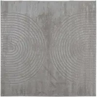 vidaXL Vloerkleden Vierkant GALATI Grijs 200 x 200 cm Polyester
