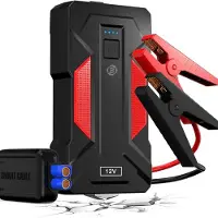Equivera Jumpstarter voor Auto - Accu Booster - Acculader voor Auto - Starthulp voor Auto - Acculader - Auto Acculader - Accu Booster voor Auto - Nooit meer zonder lege accu!