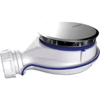 Nicoll Turboflow XS douchesifon 90mm met magneetklep - afvoer Ø40mm