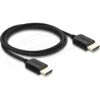 DeLOCK Coaxial High Speed HDMI cable 8K 60 Hz 48 Gbps with braided coating 1 m