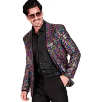 Widmann Pailletten Jas Ricky Confetti Man