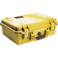 Peli Case 1500NF Koffer Medium geel zonder schuim