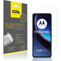Dipos – 2x Beschermfolie geschikt voor Motorola Razr 40 Ultra | 3D Full Cover Screenprotector | 100% Passend