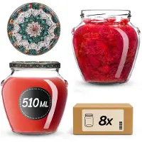 Kadax Amphora Pot Ø82 510ml + Deksel Ø82