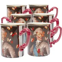 Kare design Mokken Hertog Vlinder (6/Set)