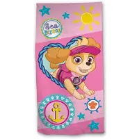 Paw Patrol Skye handdoek 70 x 140 cm - katoen