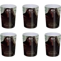 Star Wars 6 x Melamine Tumblers - Bekers- Jongens- Drinken- Leuk geschenk