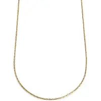 Lucleon Essentials | 2 mm Goudkleurige Ketting met Rechthoekige Venetiaanse Schakels