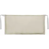 Ferocity - Hoofdsteun voor houten ligstoelen - Comfortabel - Waterafstotend - 45 x 25 cm - Polyester - Beige