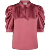 Neo Noir Blouse Roella Heavy Bordeaux Rood dames