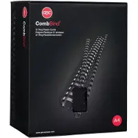 GBC Inbindrug CombBind A4 51,0 mm 450 Vellen Kunststof Zwart 50 Stuks