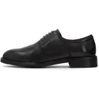 Kazar Black leather basic shoes