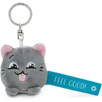 Nici Sleutelhanger Kat Feel Good! Blauw 5cm