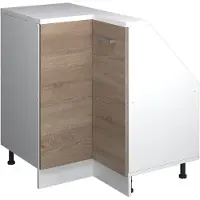 Vicco Hoekkeukenkast voor schuine wand R-Line Sonoma 75.6 cm met 1 deur, Model 59124