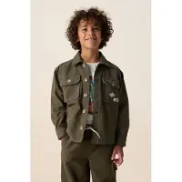Sissy-Boy Donkergroen jack met embroidery | Maat: 110-116