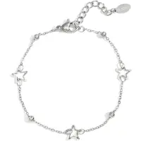 Yehwang Kettingarmband Met Ster - Zilver - Verkleurt niet - Cadeau - Goudlief