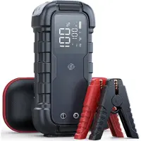 Equivera Jumpstarter voor Auto - Accu Booster - Acculader voor Auto - Starthulp voor Auto - Acculader - Auto Acculader - Accu Booster voor Auto - Nooit meer zonder lege accu!