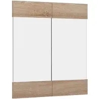 Vicco R-Line Keukenfront – 59.2 x 59 cm meubelfront voor de glazen hangkast Sonoma