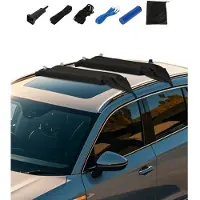 StarTech.com Opblaasbare Zachte Dakdragers - Universele Autodakdrager Set - Lengte 95 cm - Draagvermogen 40 kg - Voor Kajak Kano Surfplank SUP - Incl. 2 Spanriemen & Touwen - Met Handpomp